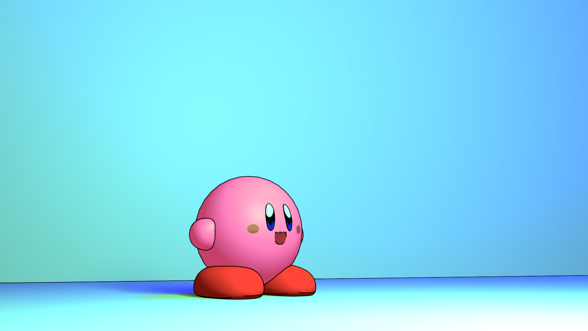 Kirby Render 3d